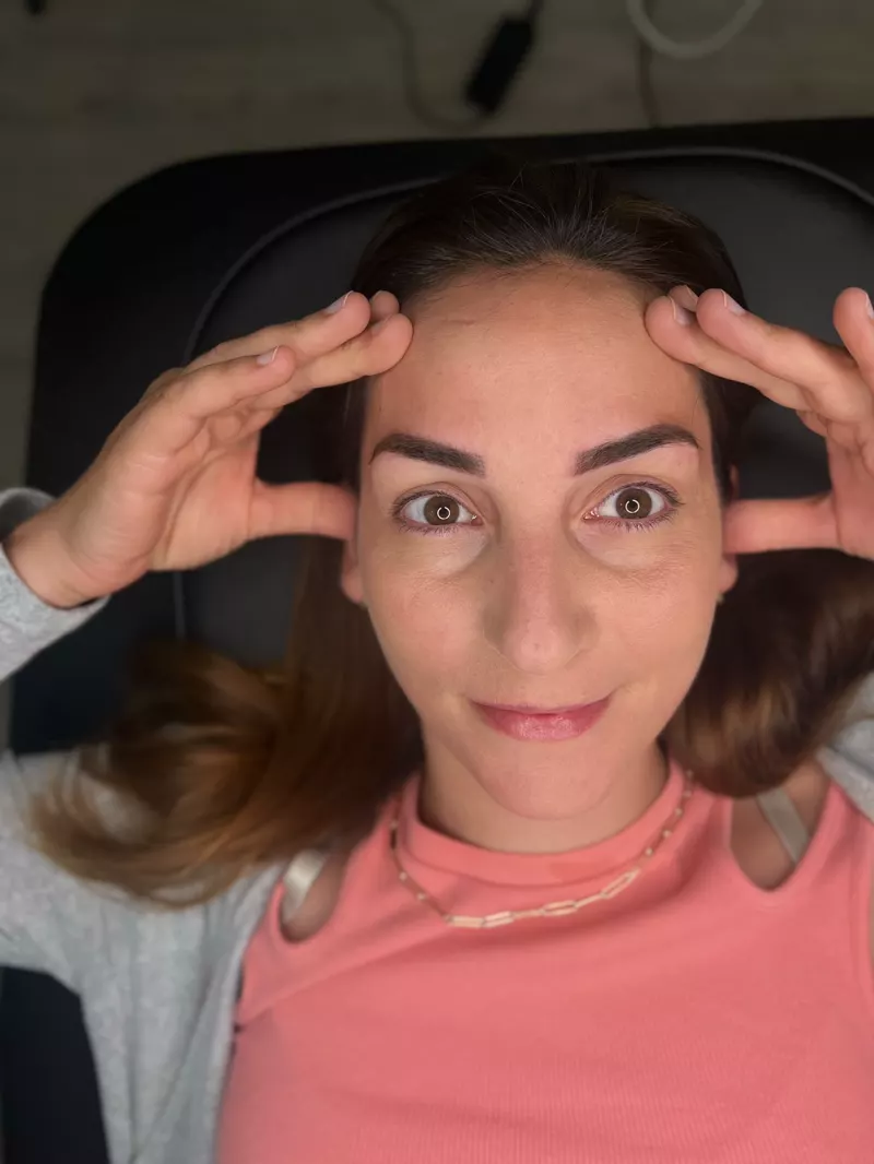 Ergebnis eines Brauenliftings bei Beauty by Alina Blum Baden-Baden