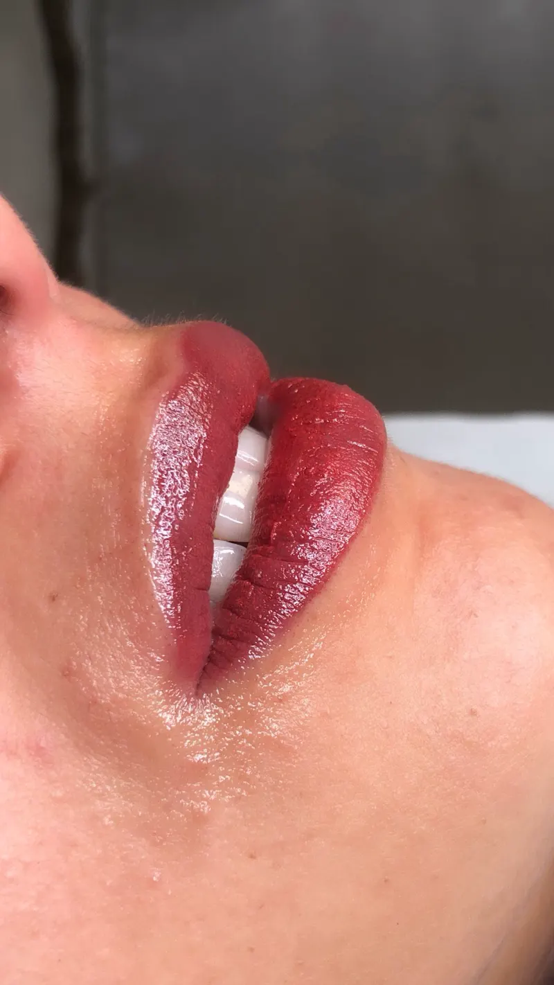 PMU Lips Ergebnis bei Beauty by Alina Blum Baden-Baden